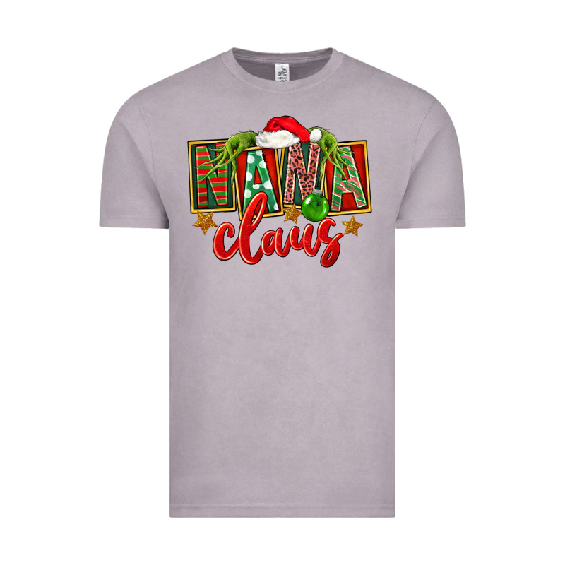 Christmas Nana Claus Vintage Tee by FaDigitalArtStudio | Teevron