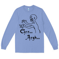 Colony Blue grr argh Long Sleeve Tee - baoMotion