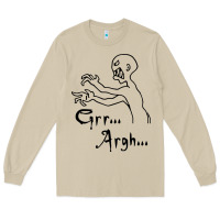 Mushroom grr argh Long Sleeve Tee - baoMotion