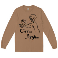 Toasted Coconut grr argh Long Sleeve Tee - baoMotion
