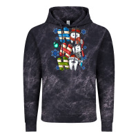 Cloud Black ho ho ho teeth Vintage Hoodie - CowhideDigitalArt