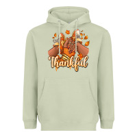 Matcha Thankful black girl sneakers Heavyweight Hoodie - RanaPortraitStore