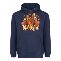 Navy Thankful black girl sneakers Heavyweight Hoodie - RanaPortraitStore