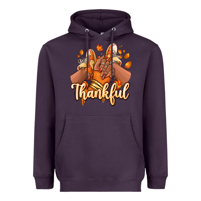 Thankful Black Girl Sneakers Heavyweight Hoodie by RanaPortraitStore | Teevron