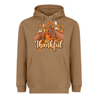 Toasted Coconut Thankful black girl sneakers Heavyweight Hoodie - RanaPortraitStore