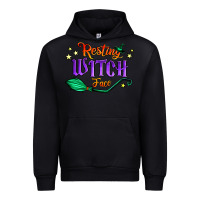 Black resting witch face Urban Hoodie - Jasminsmagicworld
