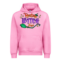 Fuchsia Pink resting witch face Urban Hoodie - Jasminsmagicworld
