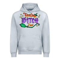 Heather Grey resting witch face Urban Hoodie - Jasminsmagicworld