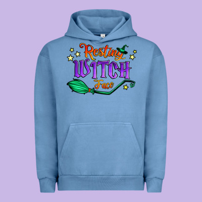 Resting Witch Face Urban Hoodie Designed By Jasminsmagicworld
