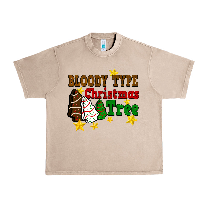 Bloody Type Christmas Tree Urban Heavy Tee by FaDigitalArtStudio | Teevron