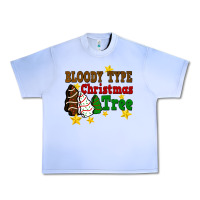 Grape Ice Bloody Type Christmas Tree Urban Heavy Tee - FaDigitalArtStudio