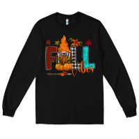 Black Fall Vibes Long Sleeve Tee - CowhideDigitalArt