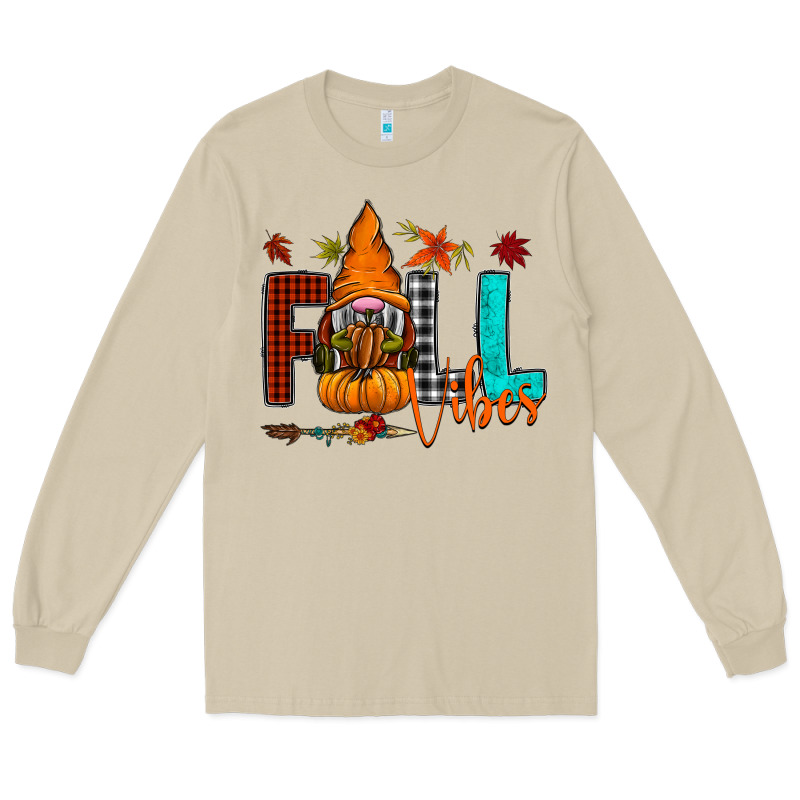 Fall Vibes Long Sleeve Tee by CowhideDigitalArt | Teevron