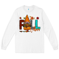 White Fall Vibes Long Sleeve Tee - CowhideDigitalArt