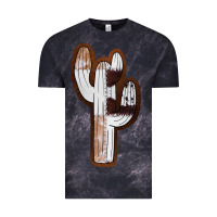 Cloud Black Leather Cowhide Cactus Vintage Tee - RanaPortraitStore