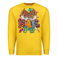 Lemon Afro woman nail boss Premium Sweatshirt - RanaPortraitStore