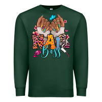 Sports Green Afro woman nail boss Premium Sweatshirt - RanaPortraitStore