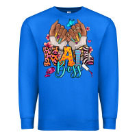 True Royal Afro woman nail boss Premium Sweatshirt - RanaPortraitStore