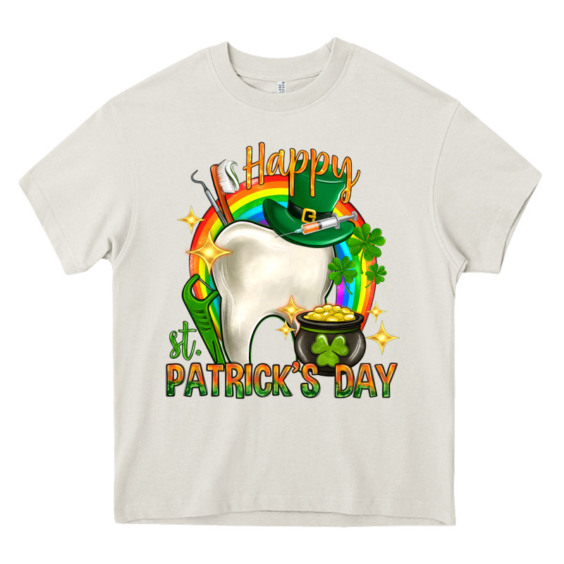 Happy Dentist St. Patrick's Day Heavy Core Tee by HowdyJamesFarm | Teevron