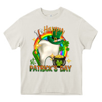 Cream Happy Dentist St. Patrick's Day Heavy Core Tee - HowdyJamesFarm