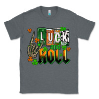 Charcoal Heather St. Patrick's Luck and roll Classic Tee - OliviaCreatesArt