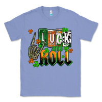Colony Blue St. Patrick's Luck and roll Classic Tee - OliviaCreatesArt