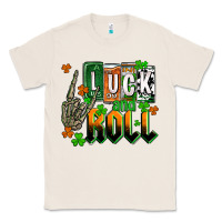 Natural St. Patrick's Luck and roll Classic Tee - OliviaCreatesArt