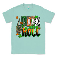 Seafoam St. Patrick's Luck and roll Classic Tee - OliviaCreatesArt