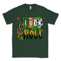 Sports Green St. Patrick's Luck and roll Classic Tee - OliviaCreatesArt