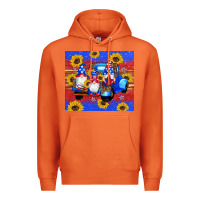 Carrot American flag gnomes truck sunflowers star leopard glitter Premium Hoodie - Artiststas
