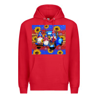 Red American flag gnomes truck sunflowers star leopard glitter Premium Hoodie - Artiststas