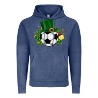 Vintage Denim Football Ball Vintage Hoodie - CowhideDigitalArt