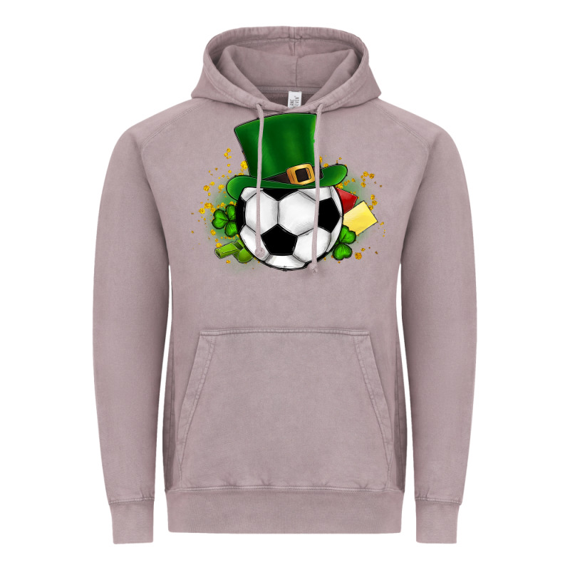 Football Ball Vintage Hoodie by CowhideDigitalArt | Teevron