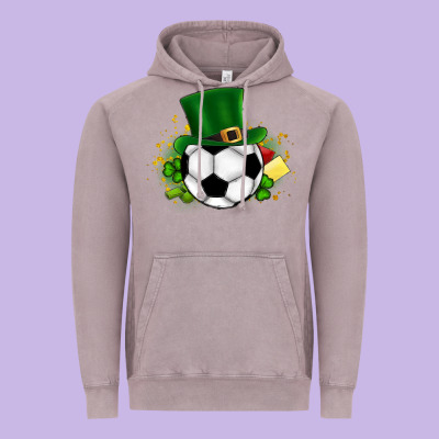 Football Ball Vintage Hoodie Designed By Cowhidedigitalart