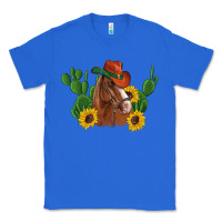 True Royal western horse cowboy hat cactus sunflowers Classic Tee - Artiststas