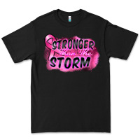 Black Stronger than the storm Premium Tee - FaDigitalArtStudio