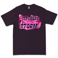 Plum Stronger than the storm Premium Tee - FaDigitalArtStudio