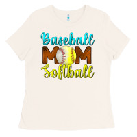 Bone baseball mom softball Ladies Tee - BundleAndBundleShop