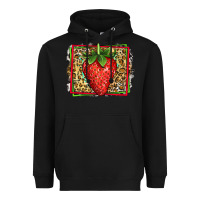 Black strawberry summer Heavyweight Hoodie - Jasminsmagicworld
