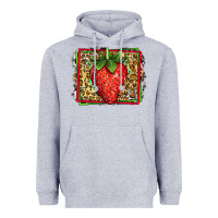 Heather Grey strawberry summer Heavyweight Hoodie - Jasminsmagicworld