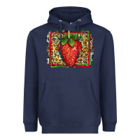 Navy strawberry summer Heavyweight Hoodie - Jasminsmagicworld