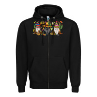 Black Mexican gnomes Zipper Hoodie - RanaPortraitStore
