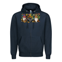 Navy Mexican gnomes Zipper Hoodie - RanaPortraitStore