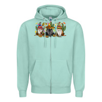 Seafoam Mexican gnomes Zipper Hoodie - RanaPortraitStore