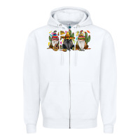 White Mexican gnomes Zipper Hoodie - RanaPortraitStore