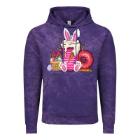 Cloud Purple Easter day coffee Vintage Hoodie - CowhideDigitalArt