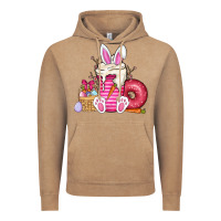 Vintage Coffee Easter day coffee Vintage Hoodie - CowhideDigitalArt