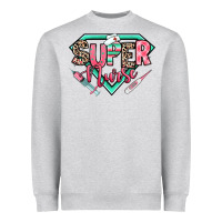 Heather Grey super nurse Heavyweight Sweatshirt - RanaPortraitStore
