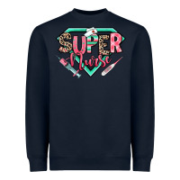 Navy super nurse Heavyweight Sweatshirt - RanaPortraitStore