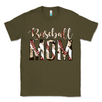 Army Green baseball mom Classic Tee - Jasminsmagicworld